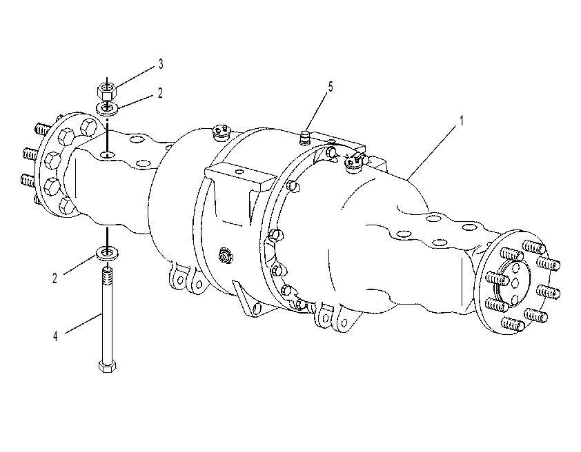 AXLE & MTG GP-REAR 9R7540 CAT