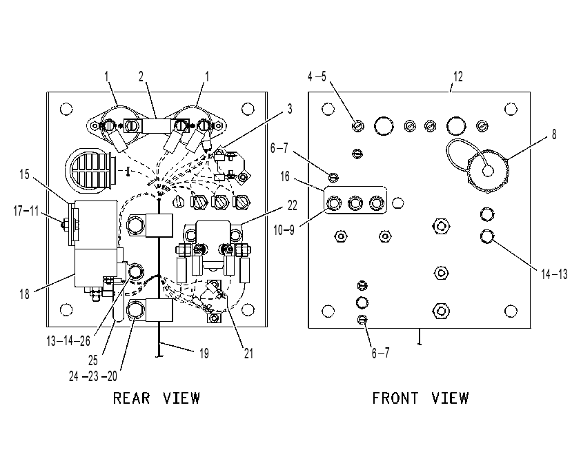WIRING GP-RELAY PANEL 1188457 CAT