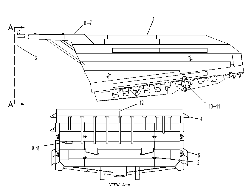 BODY & CANOPY AS 8X2868 CAT