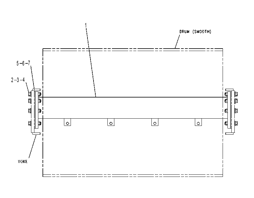 BUMPER GP-DRUM 1154905 CAT