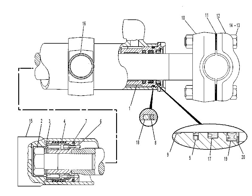 Цилиндр 9T8996 CAT