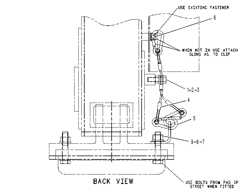 LOCK GP-STABILIZER LEG 1130081 CAT