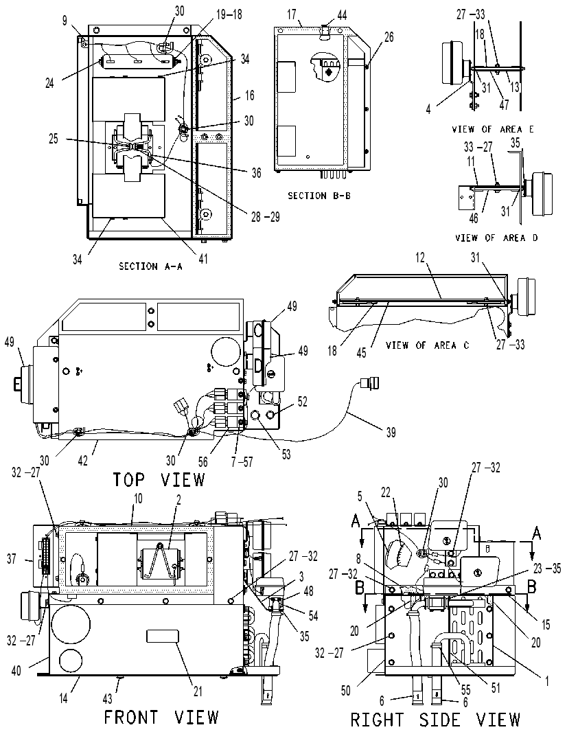 Отопитель 1071995 CAT