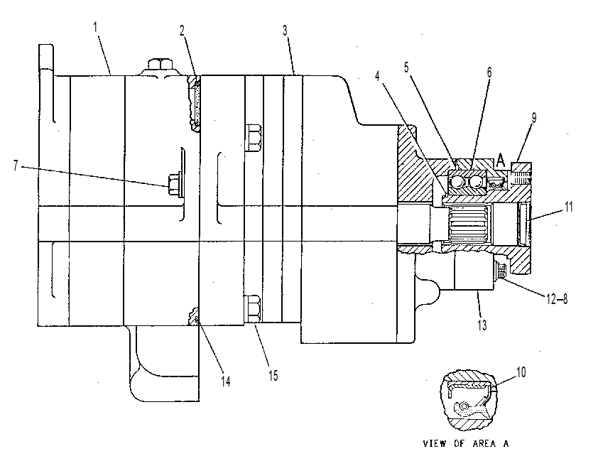 Насос шестерённый 6T9651 CAT