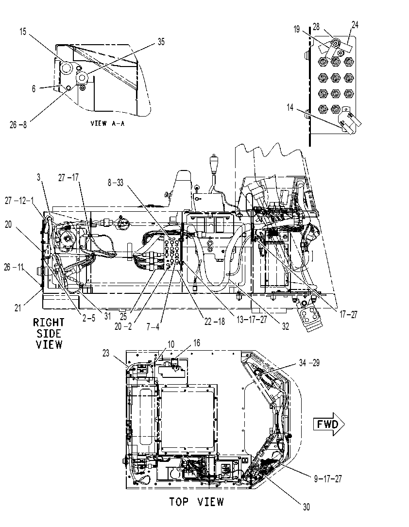 WIRING GP-INSTRUMENT 1160727 CAT