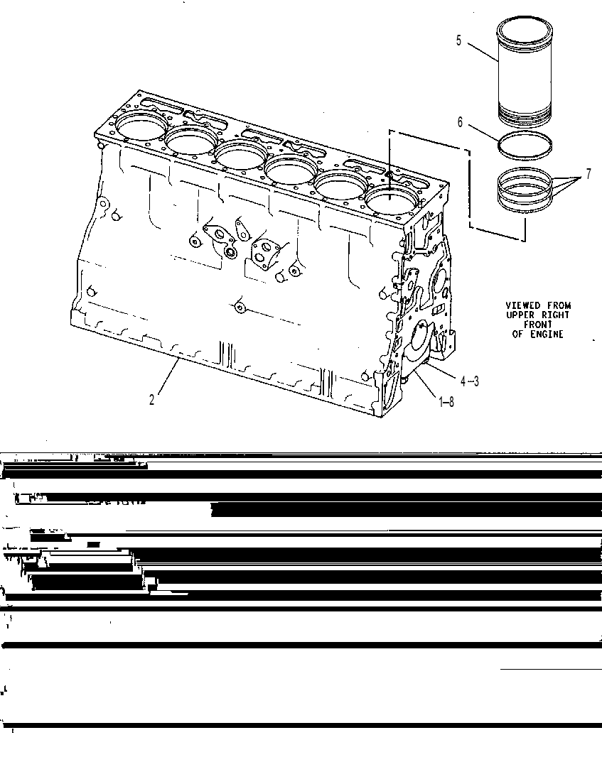 Блок цилиндров в сборе 4P9323 CAT