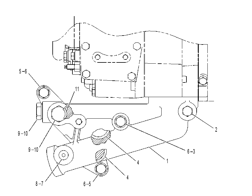 SUPPORT GP-FUEL INJECTION PUMP 1135360 CAT