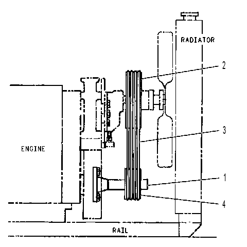 Шкив привода вентилятора 7W5253 CAT