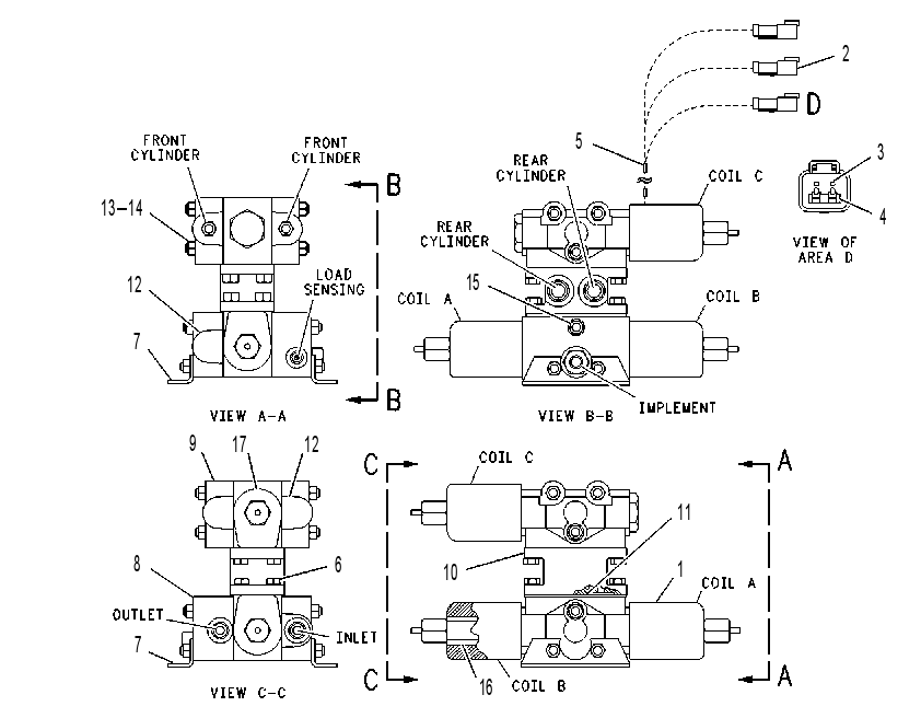 VALVE & MTG GP-STEERING 1034921 CAT