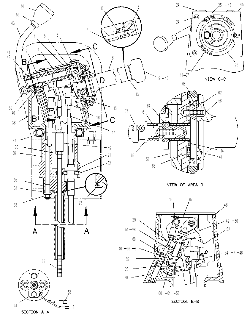 CONTROL GP-STEERING & TMSN 6Y3317 CAT