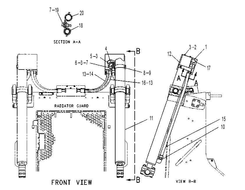 CYLINDER & LINES GP 1033050 CAT