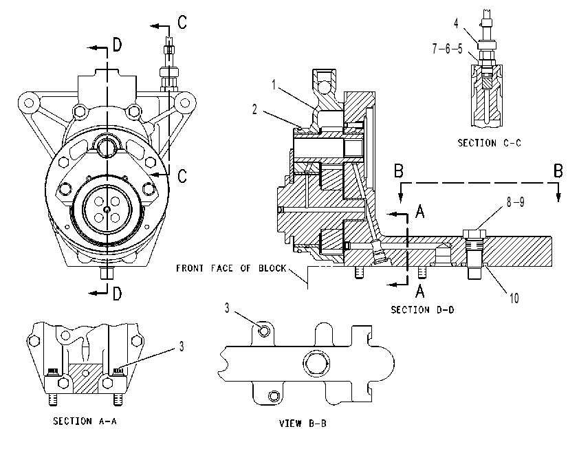 DRIVE GP-UNIT INJ HYD PUMP 1253428 CAT