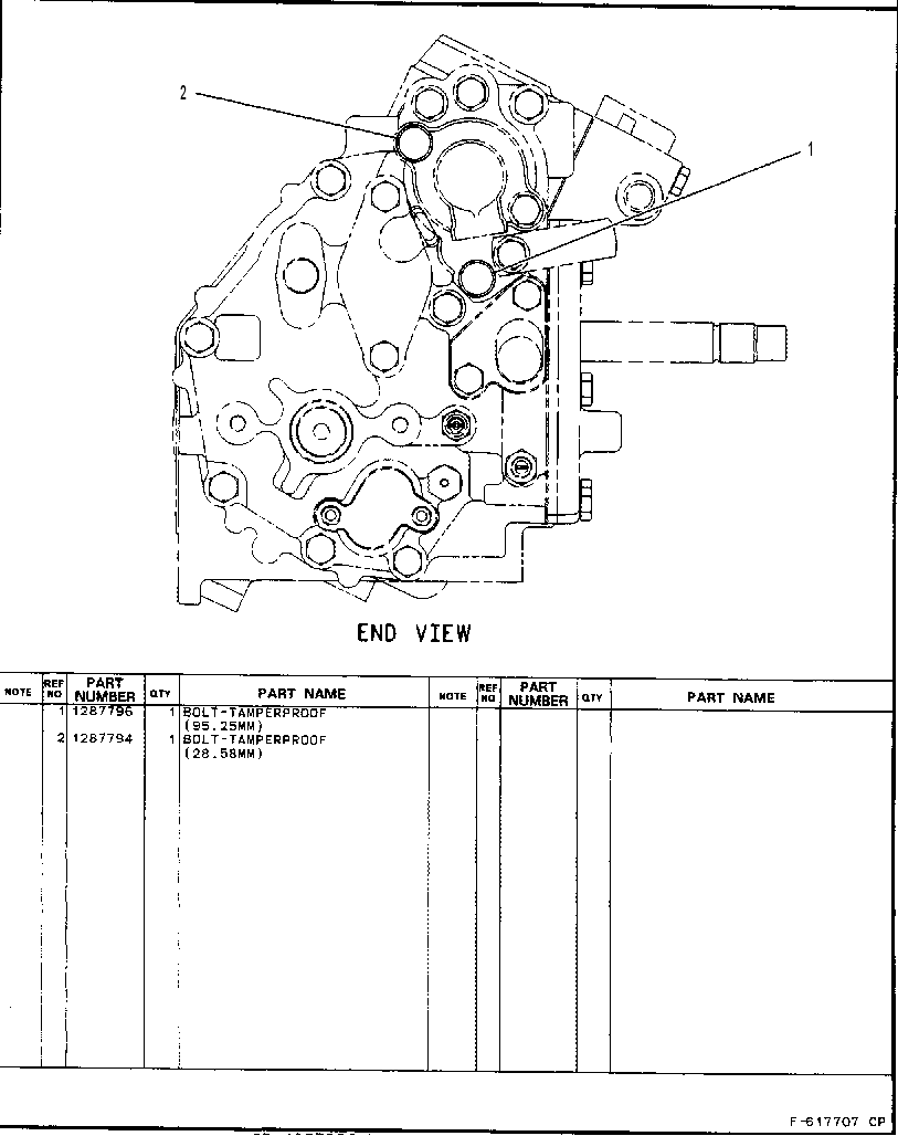PROTECTION GP-FUEL SYSTEM 1287984 CAT