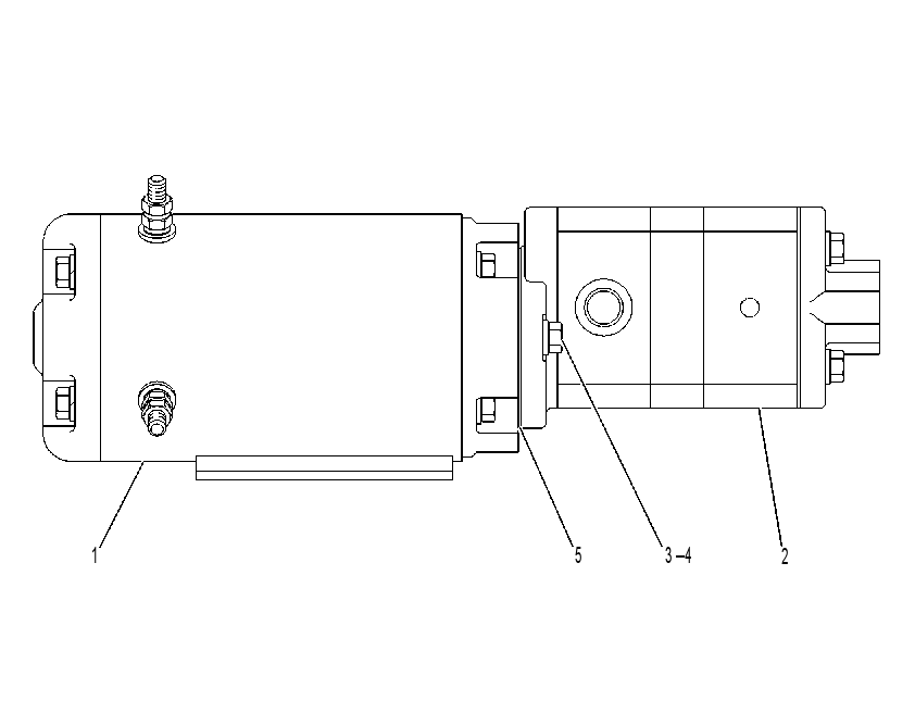 PUMP & MOTOR GP-SEC STEERING 1064151 CAT