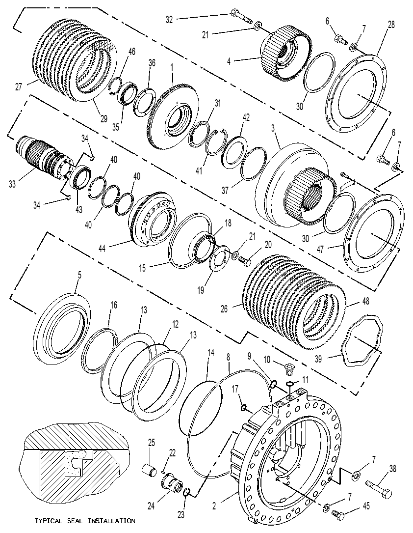 CLUTCH & BRAKE GP-STEERING 8E0442 CAT