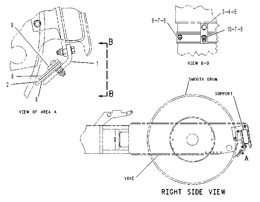 SCRAPER GP-SMOOTH DRUM 1150536 CAT