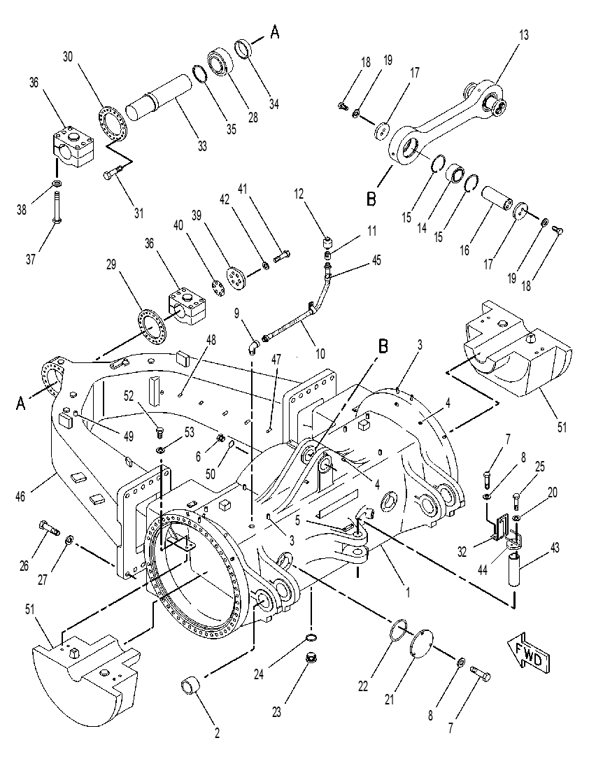 HOUSING GP-REAR AXLE 8X0246 CAT