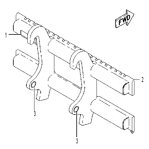 CARRIAGE AS-FORK 6W8832 CAT