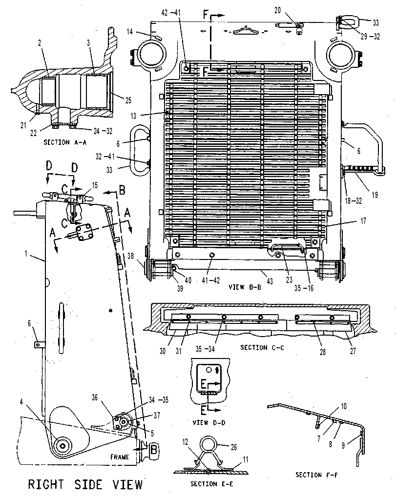Защита радиатора 8E9517 CAT