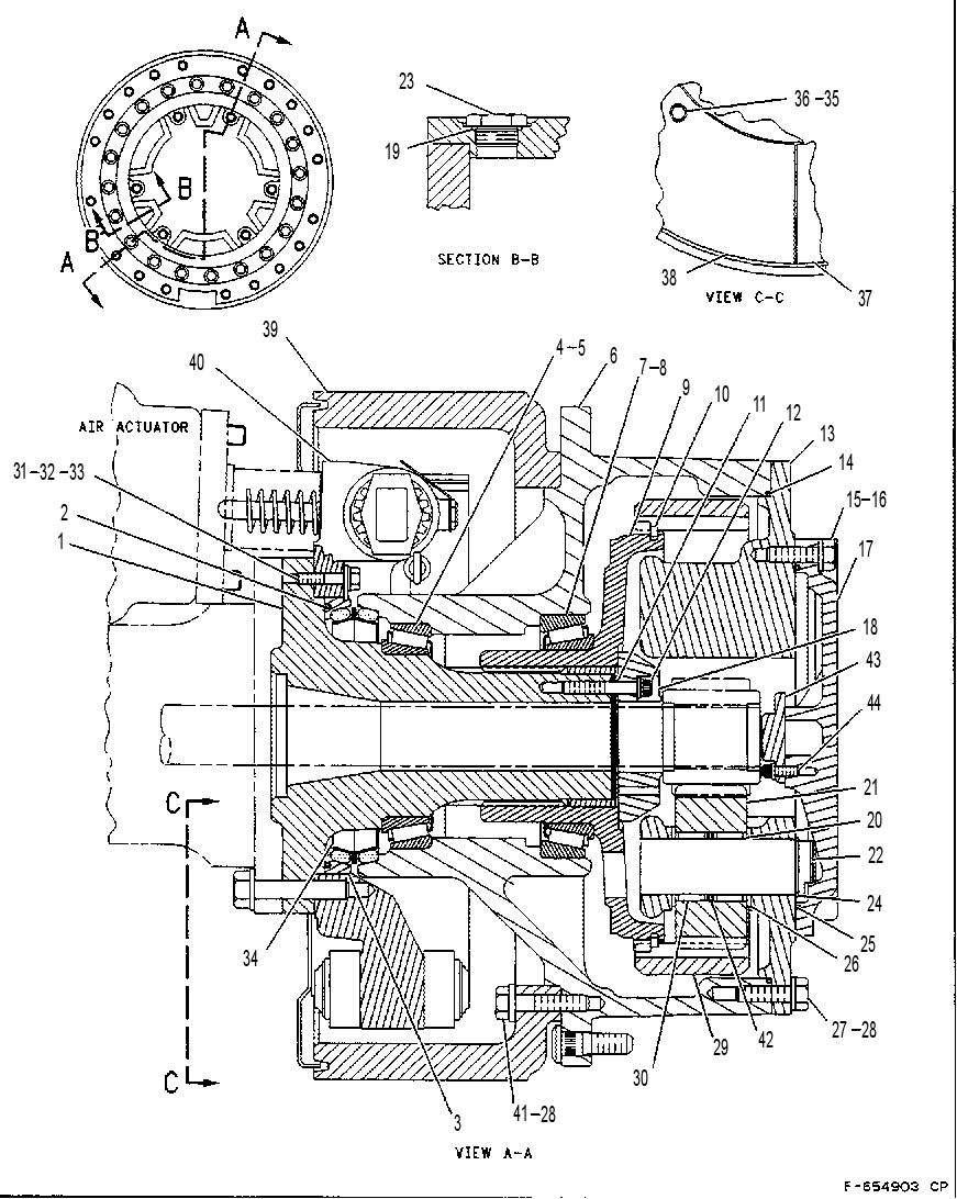 WHEEL & BRAKE GP 1204935 CAT