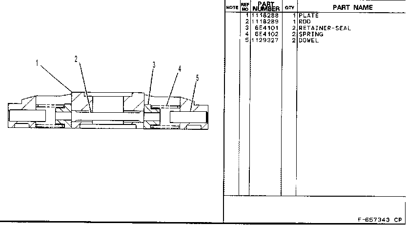 VALVE GP-FLUSHING 1117346 CAT