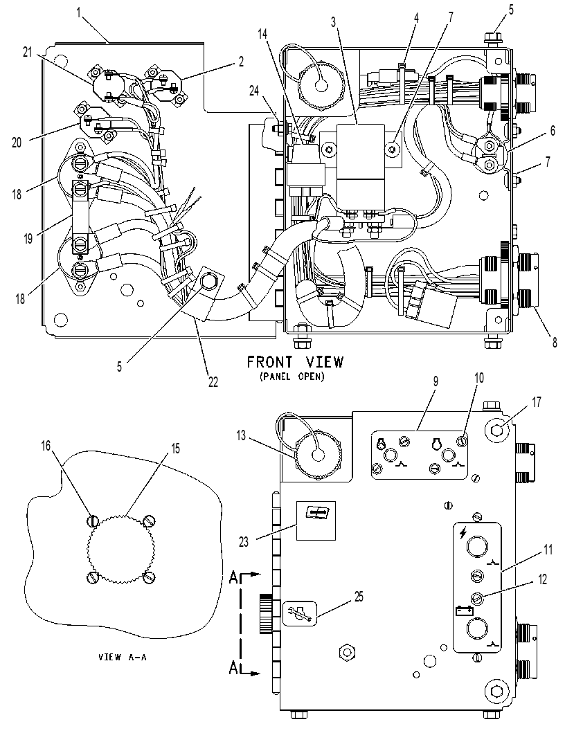 WIRING GP-RELAY PANEL 1271974 CAT