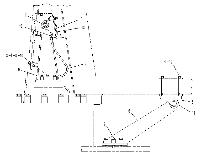 SUPPORT GP-PLATFORM 8R1346 CAT