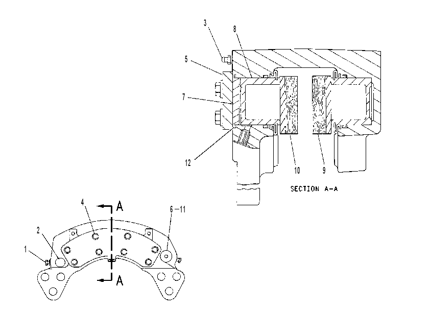 BRAKE GP-HYD CALIPER SERVICE 8W7374 CAT