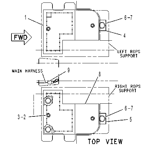 CONVERSION AR-NON-ROPS 9V9635 CAT