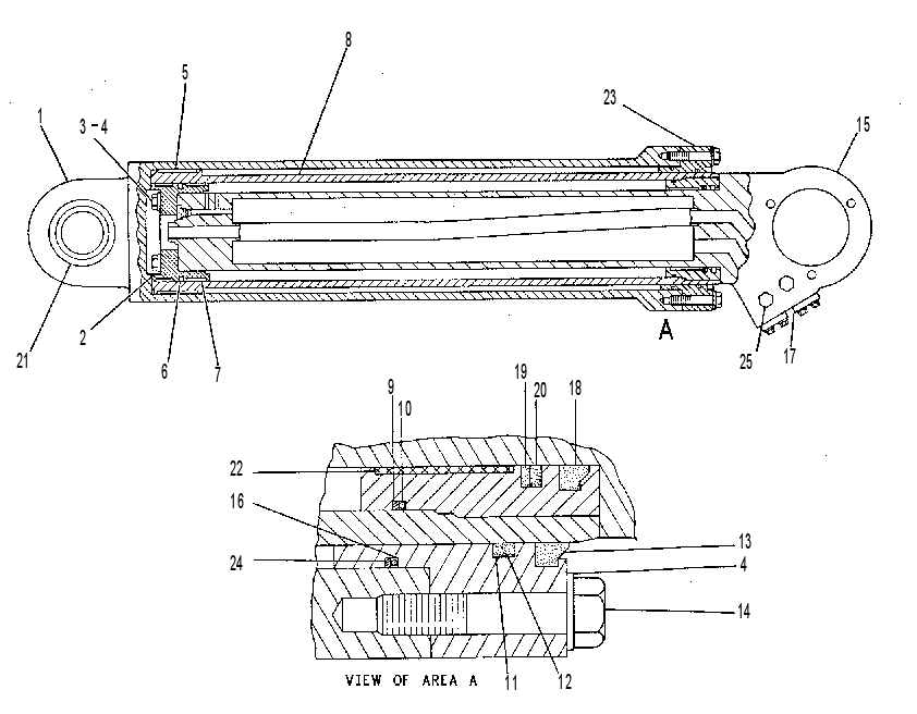 CYLINDER GP-HOIST 4T5931 CAT