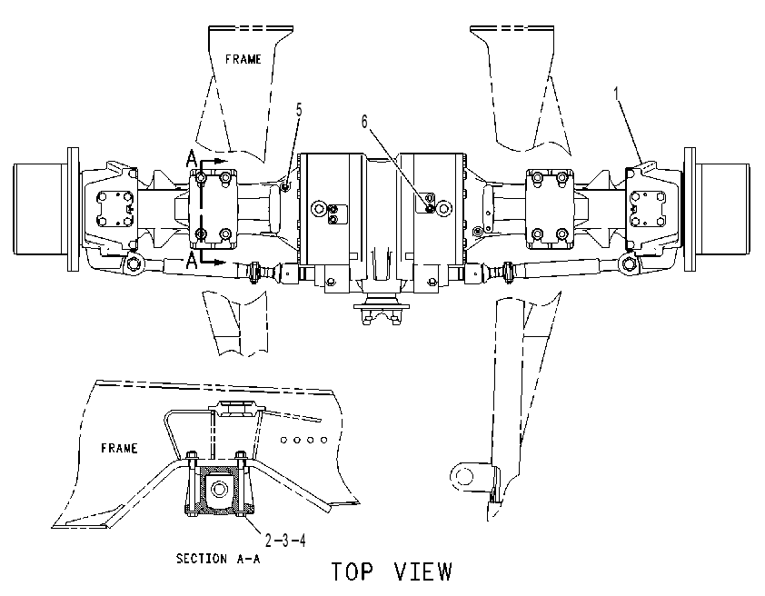 AXLE GP-DRIVE 1164656 CAT