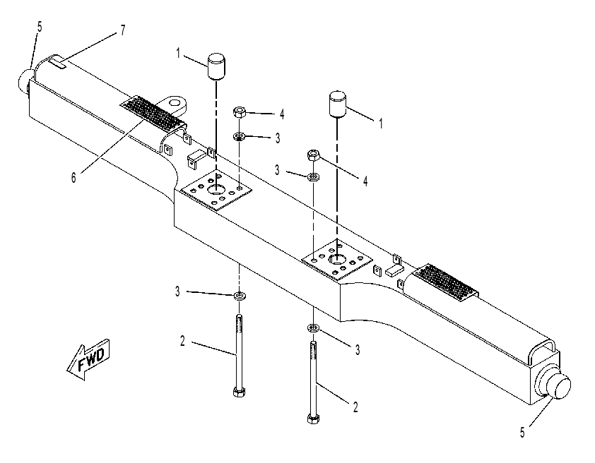 TRUNNION GP-BULLDOZER 3G9278 CAT
