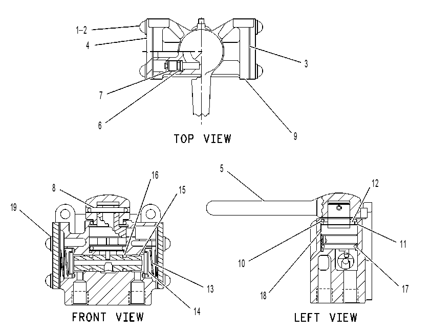 VALVE AS 2D6173 CAT
