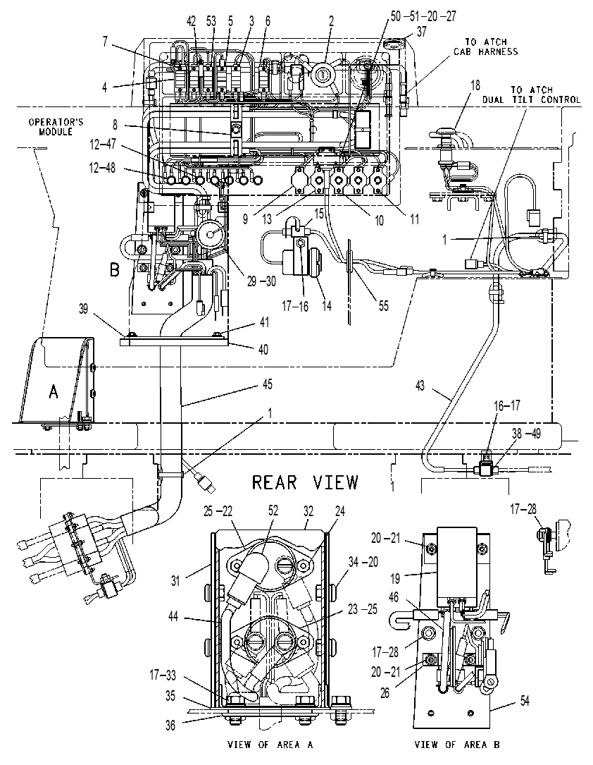 Проводка площадки 6Y3412 CAT