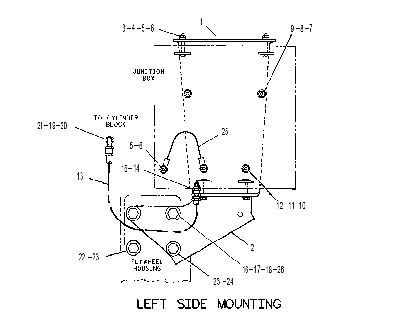 Крепление контактора 7W0752 CAT