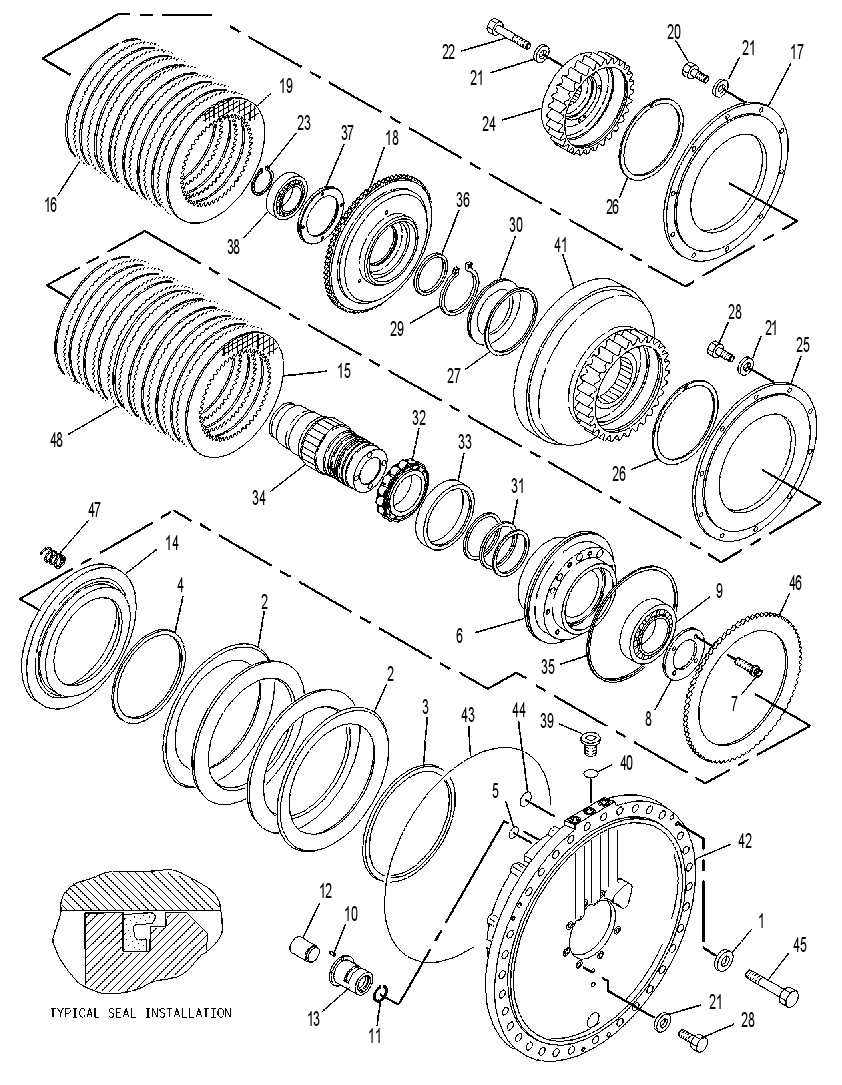 CLUTCH & BRAKE GP-STEERING 6I8273 CAT