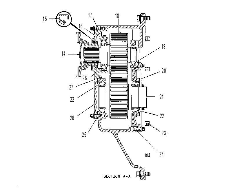 GEAR GP-INPUT TRANSFER 3T6676 CAT