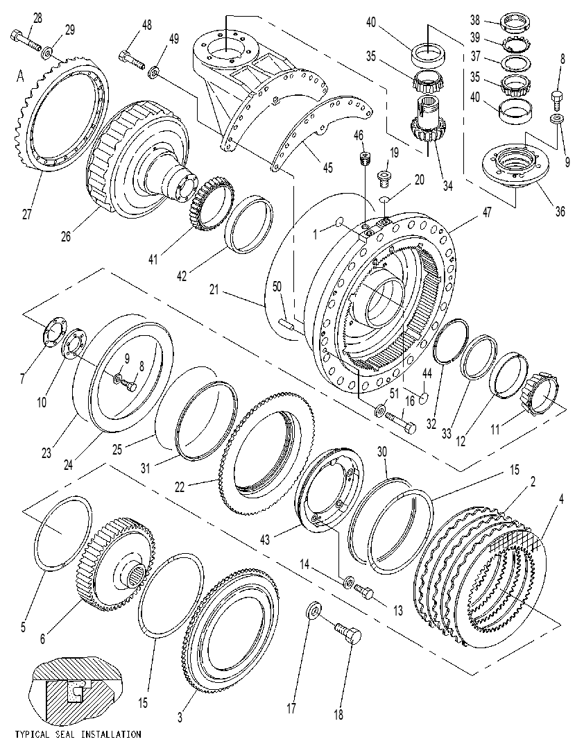 BRAKE & DIFFERENTIAL DRIVE GP 8E3048 CAT