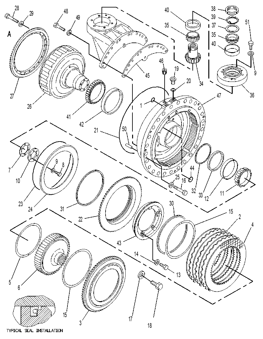 BRAKE & DIFFERENTIAL DRIVE GP 8E5275 CAT