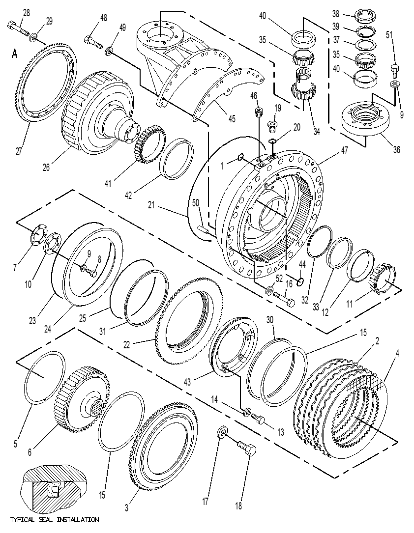 BRAKE & DIFFERENTIAL DRIVE GP 8E3049 CAT