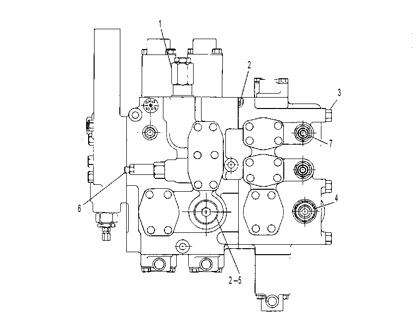 Клапан управляющий 4T7005 CAT