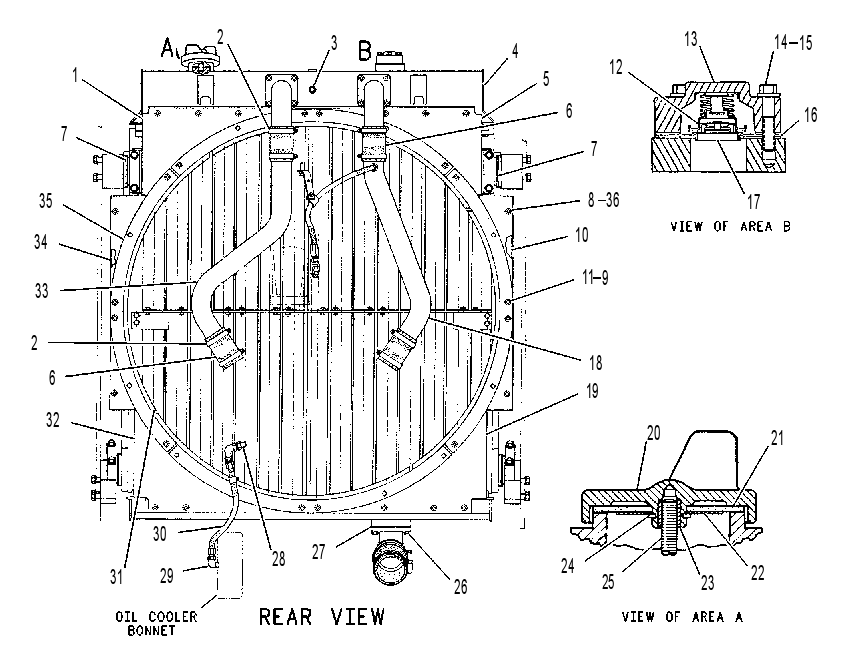 RADIATOR GP-FOLDED CORE 7W2846 CAT