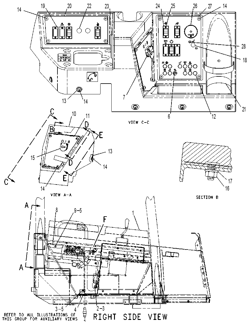 Панель приборов 9U2224 CAT