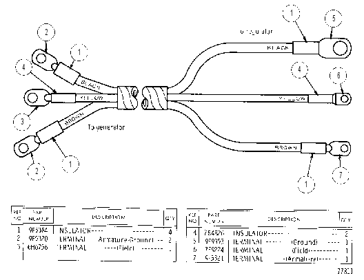 Жгут проводов 3S5691 CAT
