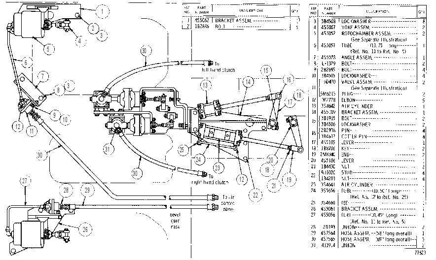 AIR CYLINDER MOUNTING GROUP 4S5060 CAT