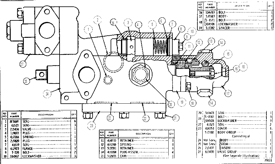 Распределительный клапан 5J0018 CAT