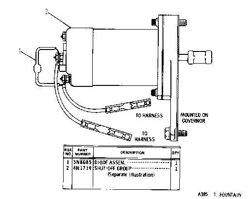ELECTRICAL SHUT-OFF GROUP-12 VOLT 3N8710 CAT