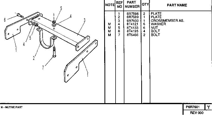 DRIVESHAFT GUARD GROUP 6R7601 CAT