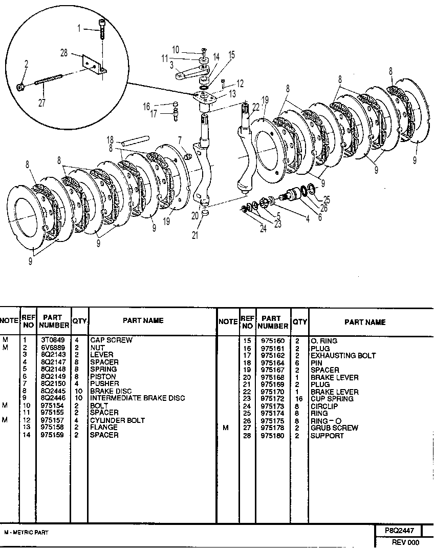 DISC BRAKE GROUP 8Q2447 CAT