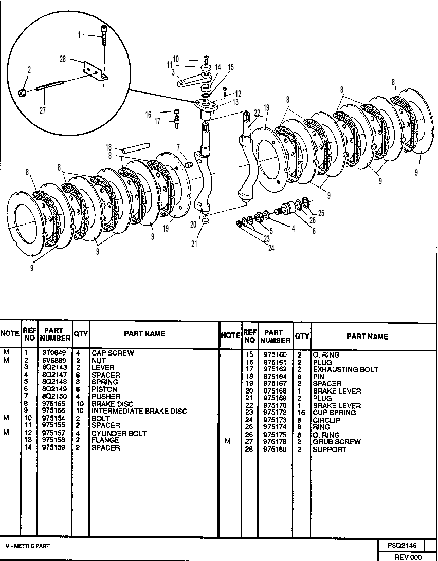 DISC BRAKE GROUP 8Q2146 CAT